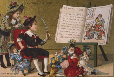 Pollicino, pubblicità per il grande magazzino Au Bon Marche, c.1900 da J. Minot